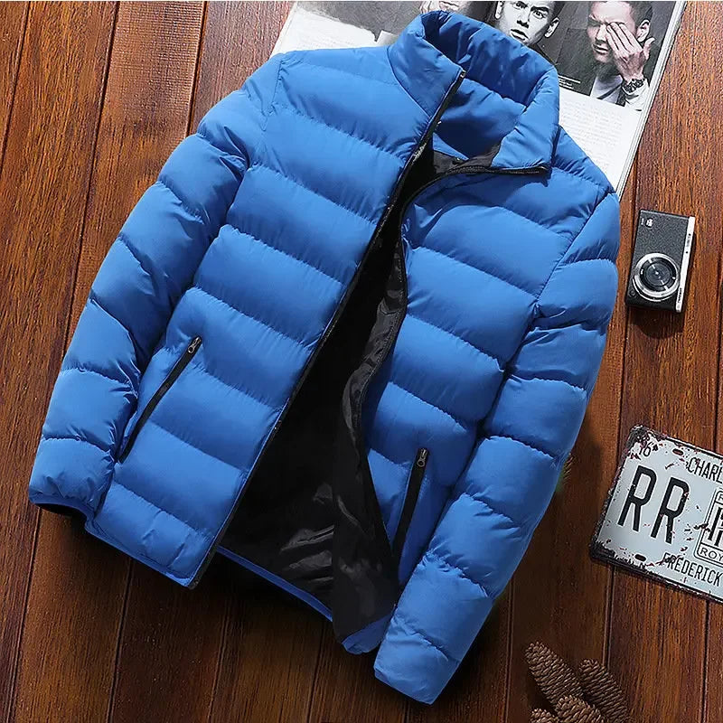 Levoire | La Veste En Coton Matelassée En Duvet Amelia. Bleu ciel