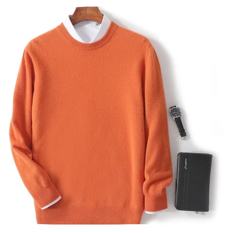 Levoire | Veste Tricot Poches Latérales Orange
