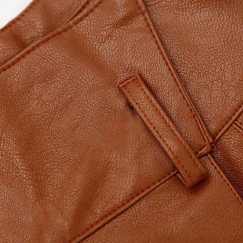 Levoire | Jupe Haute Taille En Similicuir Pour Un Style Tendance