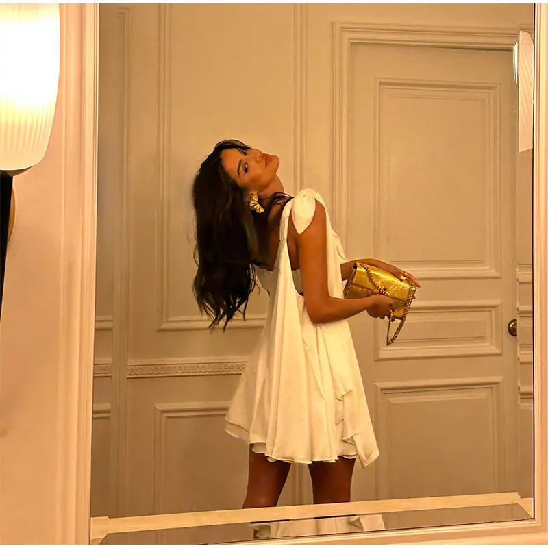 Levoire | Élégante robe mini corail