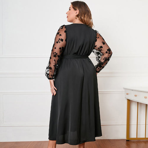 Levoire | Robe Noire Grandes Tailles