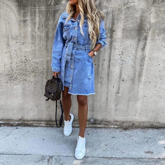 Levoire | Robe En Jean Pour Le Look Décontracté