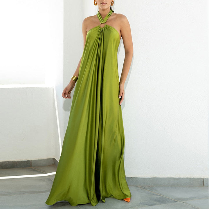 Levoire | Dos Nu | Robes Maxi Lâches À Tube Halter