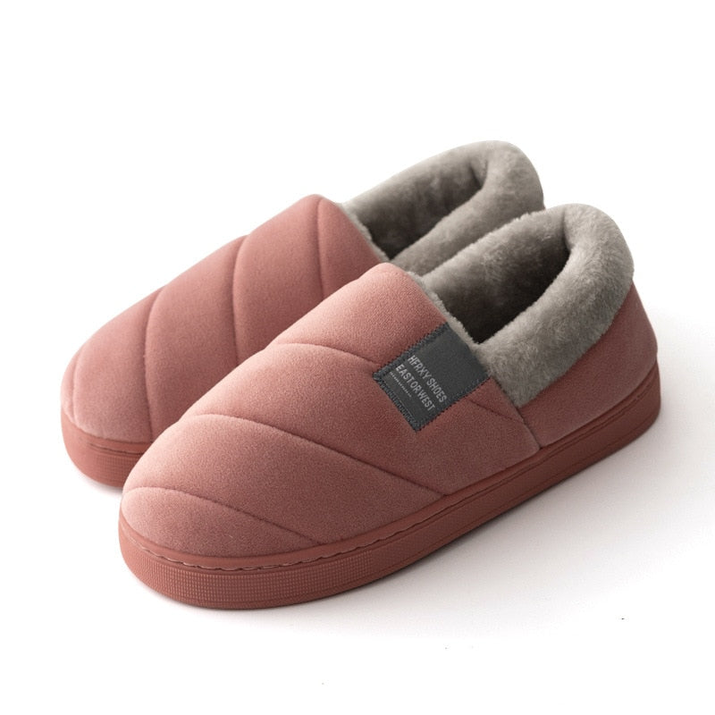 Levoire | Chausson En Fourrure Chaud Confortable Rouge 36-37