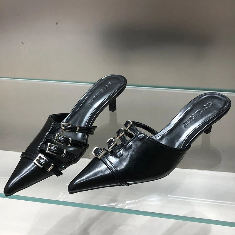 Levoire | Sandales Plates noir