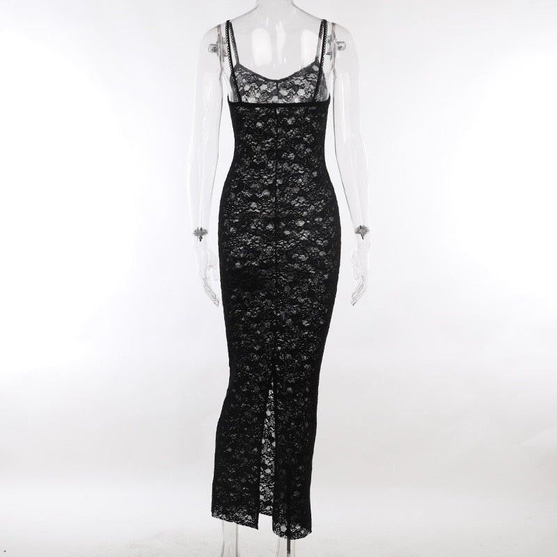 Levoire | Robe Longue Bodycon Transparente