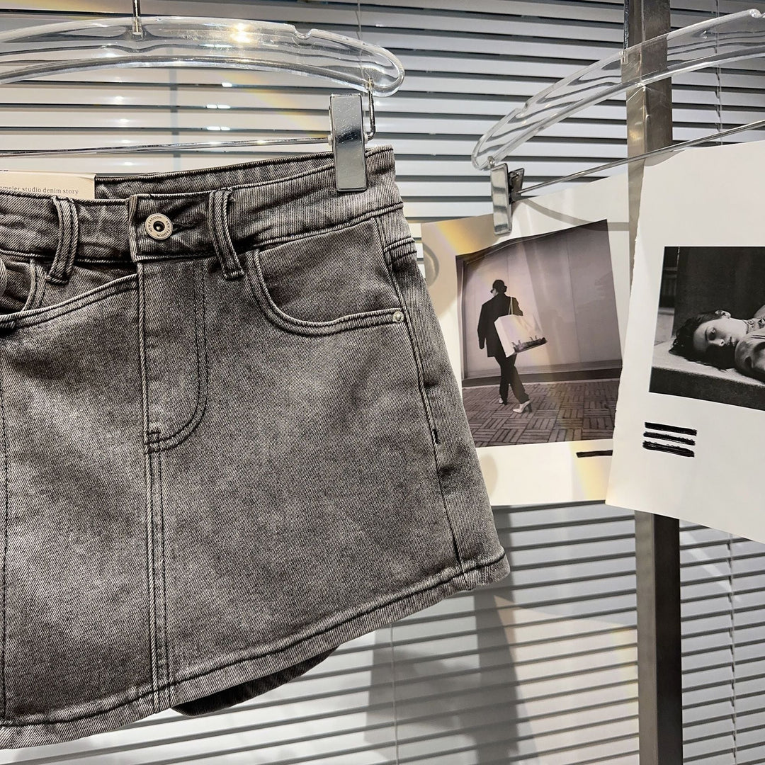Levoire | Short En Denim Pantalons X Jupe