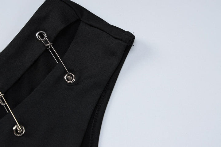 Levoire | Une Épaule Mini Robe Sans Manches