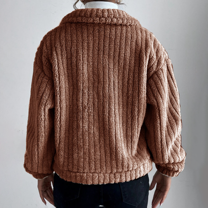 Levoire | Veste En Fleece Longue À Manches Avec Boutons