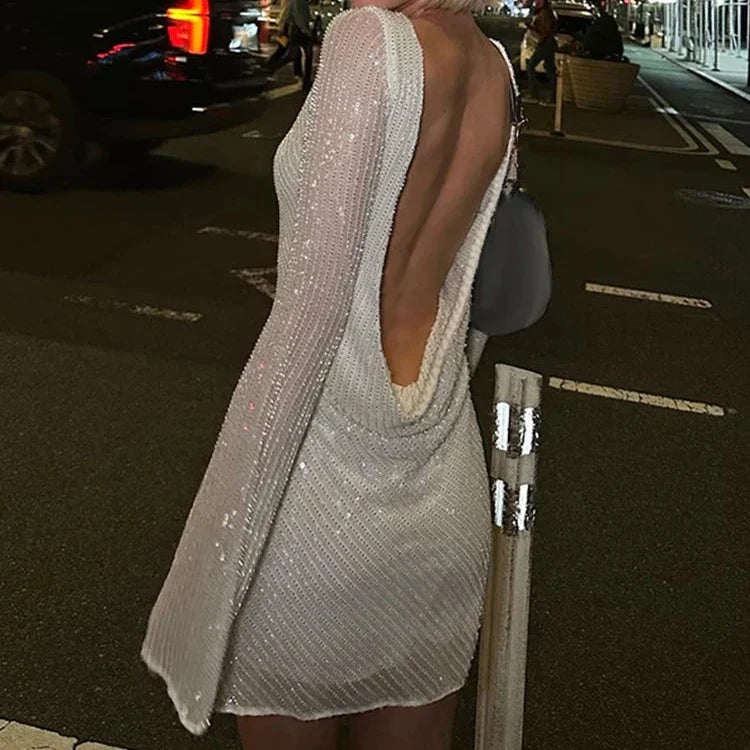 Levoire | Robe Mini Paillettes Brillantes