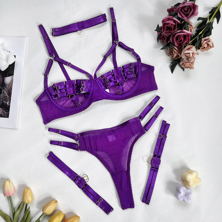 Levoire | Ensemble De Lingerie Élégant 4 Pièces