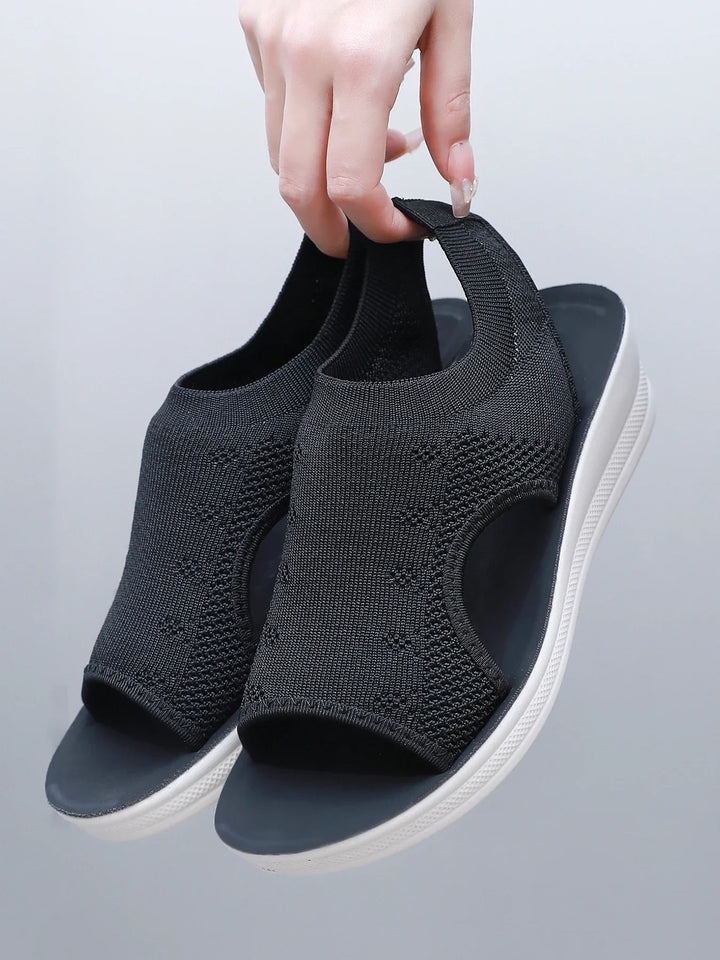 Levoire | Sandales Été Confort NoirBlanc