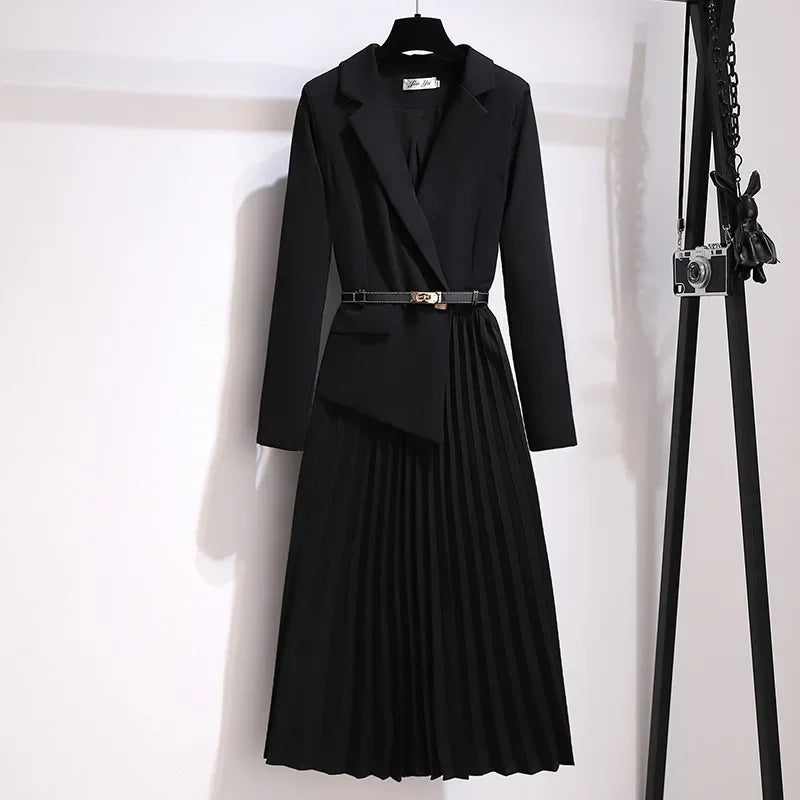 Levoire | Robe Smygkatt À Manches Longues Avec Ceinture Et Flèches Noir