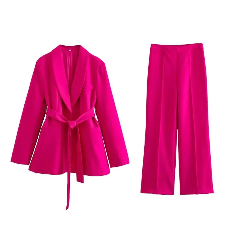 Levoire | Blazer Set Avec Pantalon Rosa robe (encore 5 en stock)