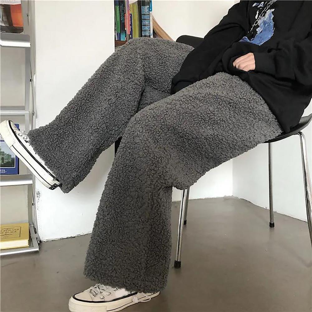 Levoire | Pantalon Harajuku Avec Sensation Cachemire Pour Femmes Gris foncé