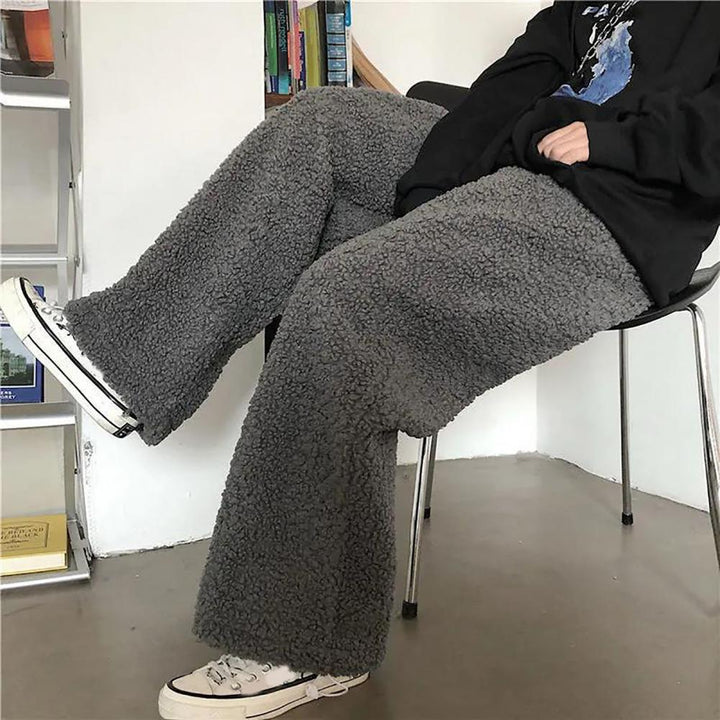 Levoire | Pantalon Harajuku Avec Sensation Cachemire Pour Femmes Gris foncé