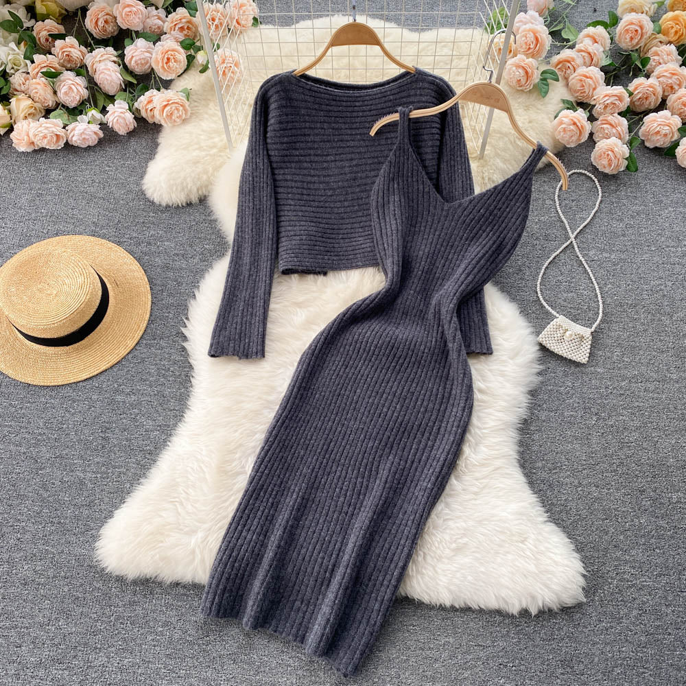 Levoire | Ensemble Confortable Élégant, Chaud & Stylé Gris foncé