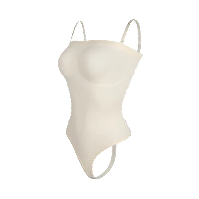 Levoire | Body Shaping Bodystocking Avec Bretelles Amovibles Beige