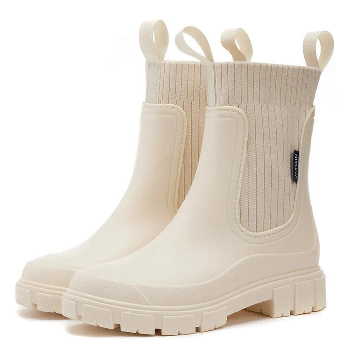 Levoire | Bottes Chaudes Et Élégantes Arc-En-Ciel Blanc