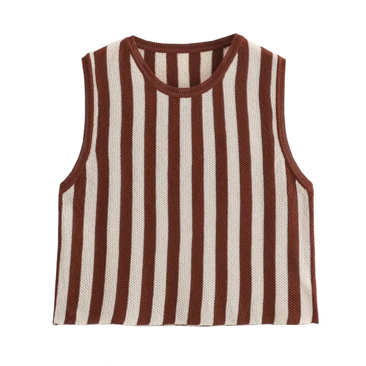 Levoire | Haut Sans Manches Et Pantalon Large Juste le haut