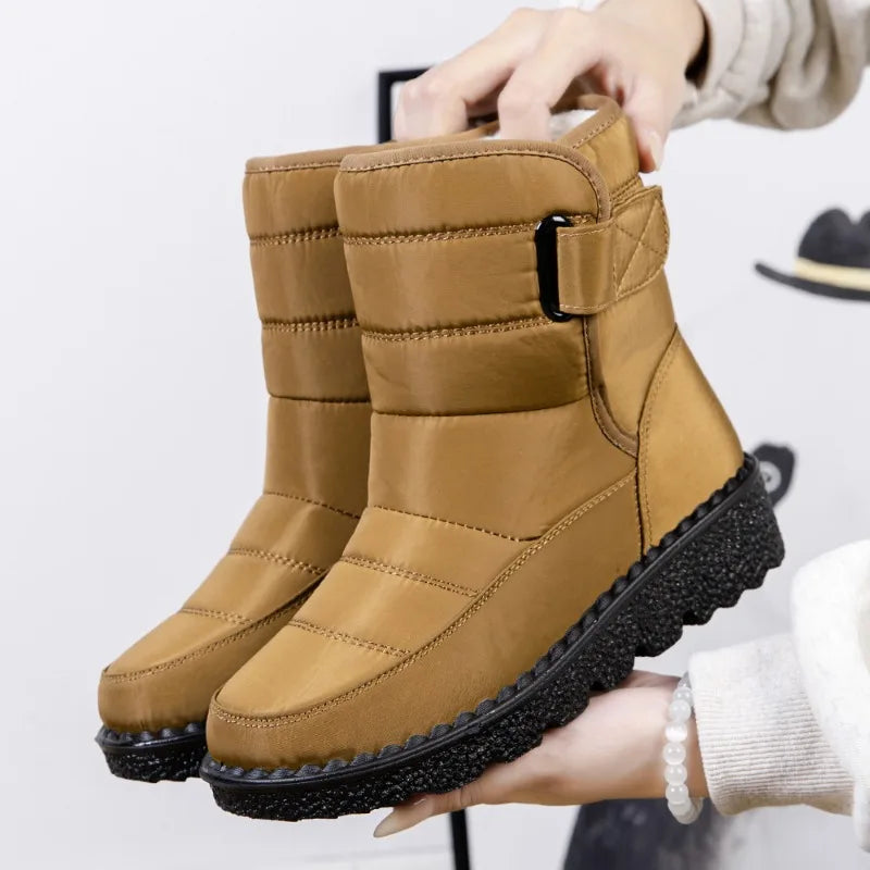 Levoire | Bottes D'Hiver Imperméables Four Femmes Kaki