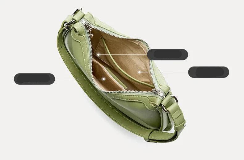 Levoire | Le Sac En Cuir En Croissant À Bandoulière