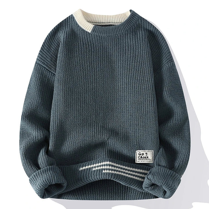 Levoire | Couleur pull en tricot Sarcelle