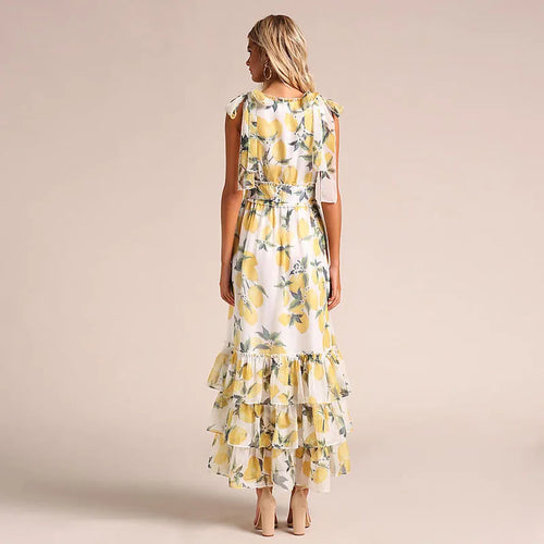 Levoire | Robe Maxi Imprimée Respirante Pour Le Printemps Et L'Été