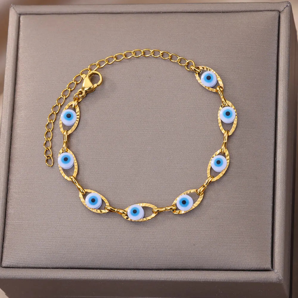 Levoire | Bracelet Œil Arc-En-Ciel B1074G-2