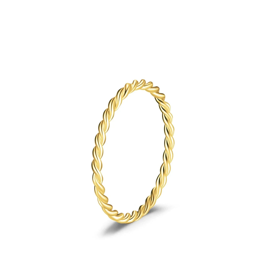 Levoire | Bague Minimaliste Réversible Empilable En Argent Sterling Ou