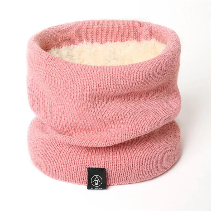 Levoire | Cache Cou Hiver Tricoté Unisexe Rose