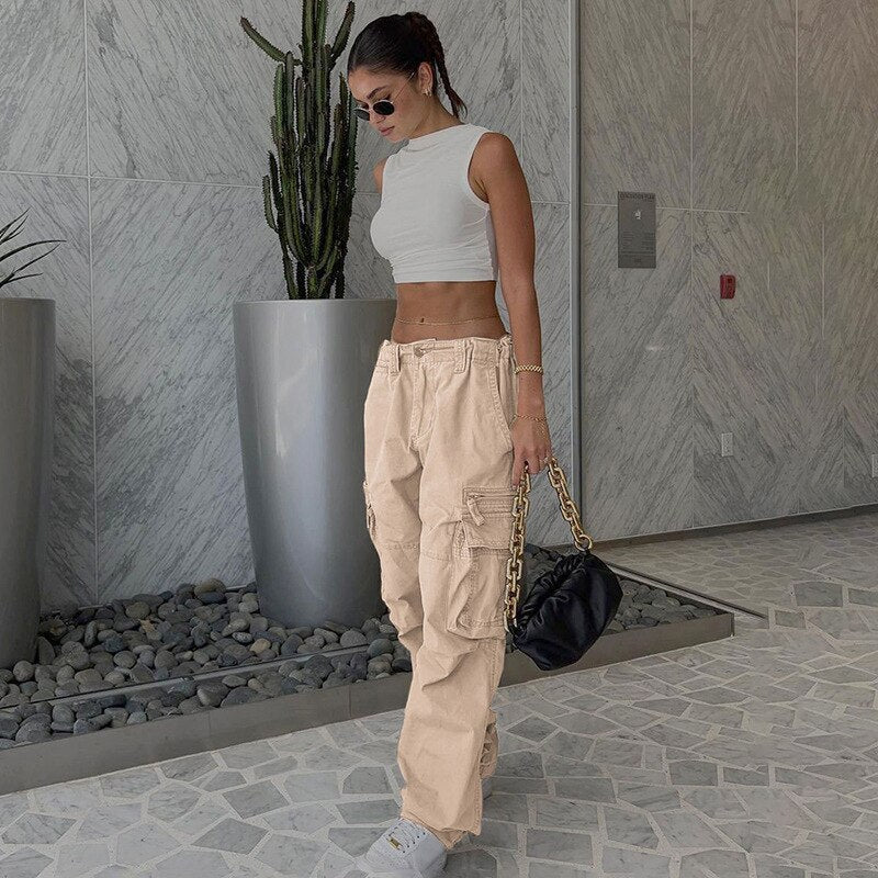 Levoire | Pantalon De Jogging Élégant Et Stylé Pour Femmes Khaki 2