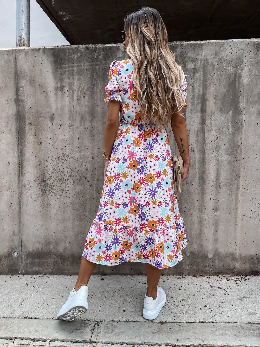 Levoire | Robe Longue Imprimée Cintrée