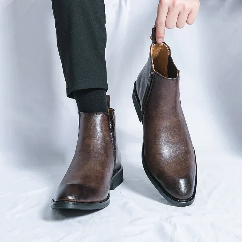 Levoire | Bottes En Cuir De Haute Qualité Avec Semelle Profilée