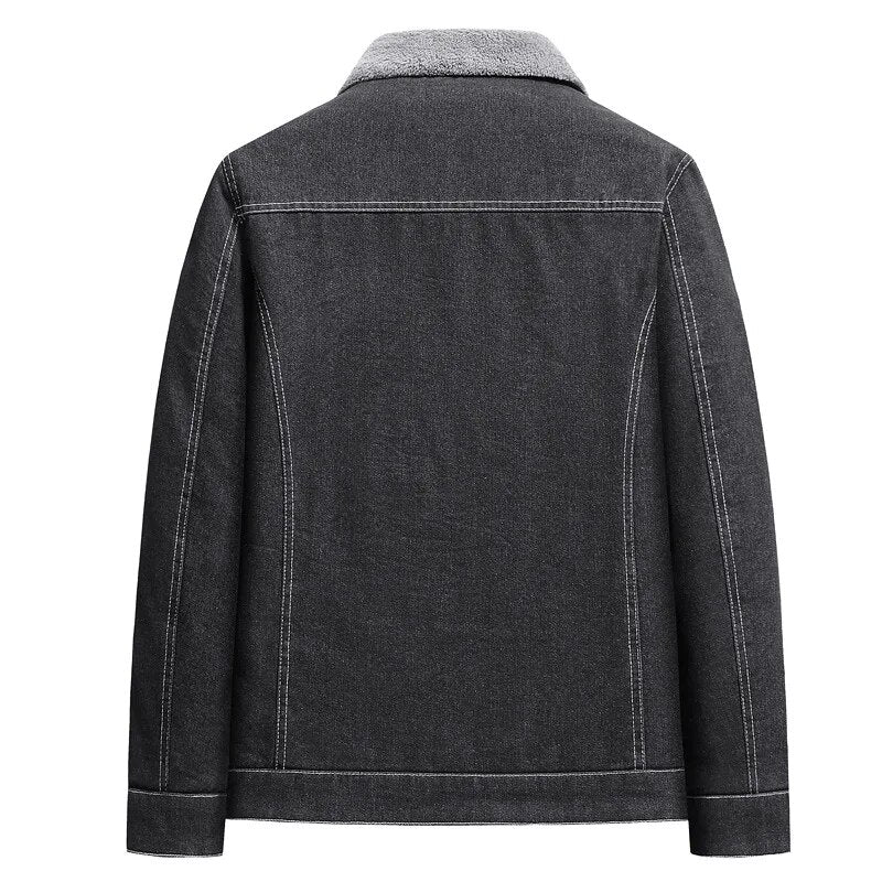 Levoire | Veste En Denim Ample Avec Zip Et Poches