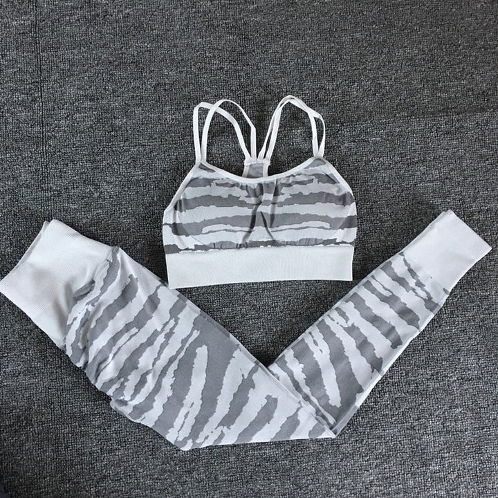 Levoire | Vêtements De Sport Complets Top Et Leggings Blanc