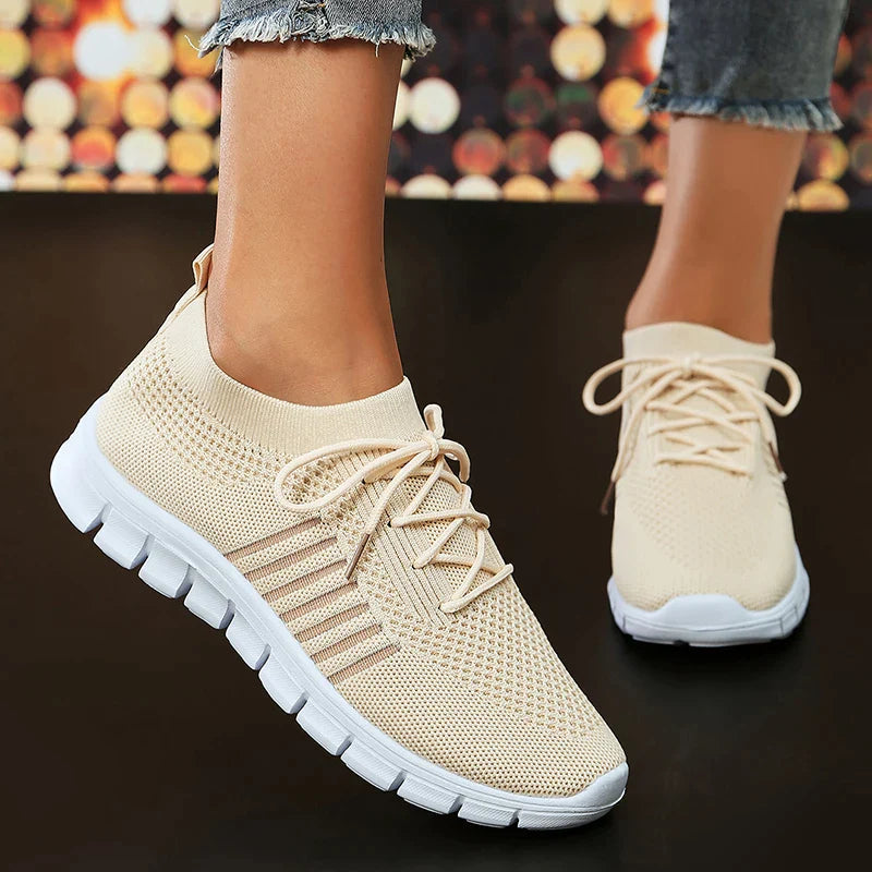 Levoire | Léger Antidérapant Et Respirant Chaussures En Maille Beige