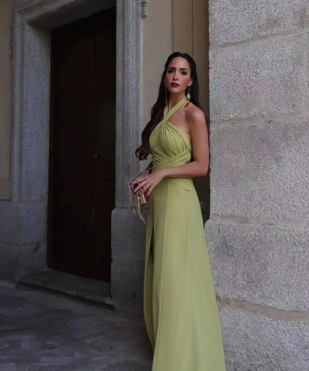 Levoire | Col Rond Dos Sidé Fente Maxime Robe