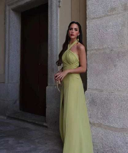 Levoire | Col Rond Dos Sidé Fente Maxime Robe