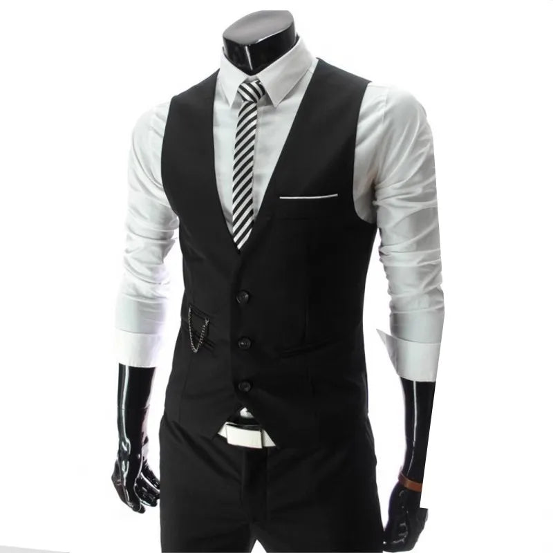Levoire | Élégant Gilet Sans Manches Pour Hommes Avec Boutons