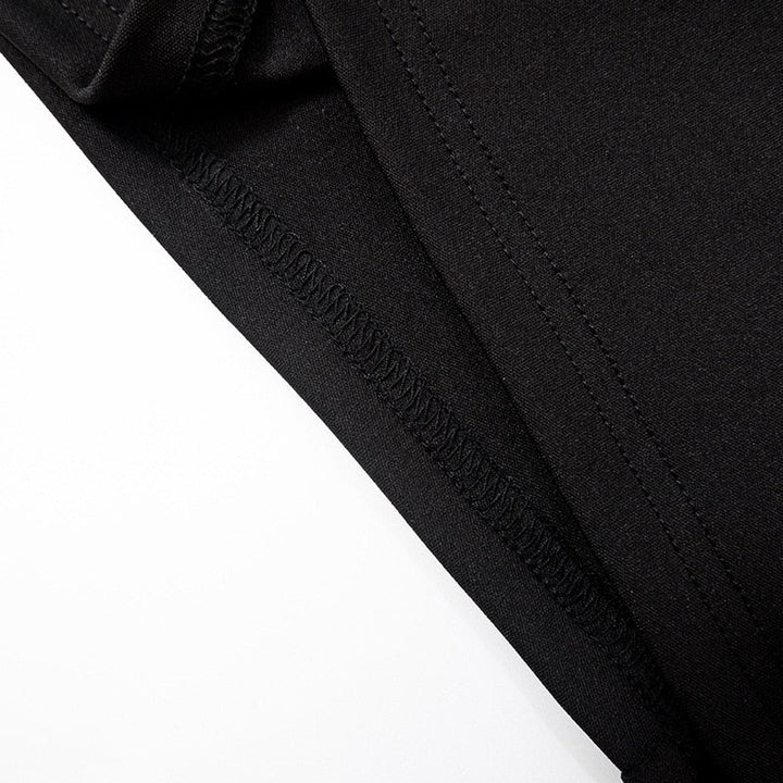 Levoire | Noir Col Montant Mini Robe