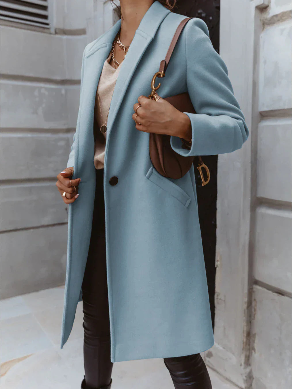 Levoire | Veste Blazer Élégante Pour Femmes Rose Céleste