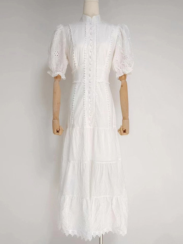 Levoire | Robe Unie Décontractée blanc