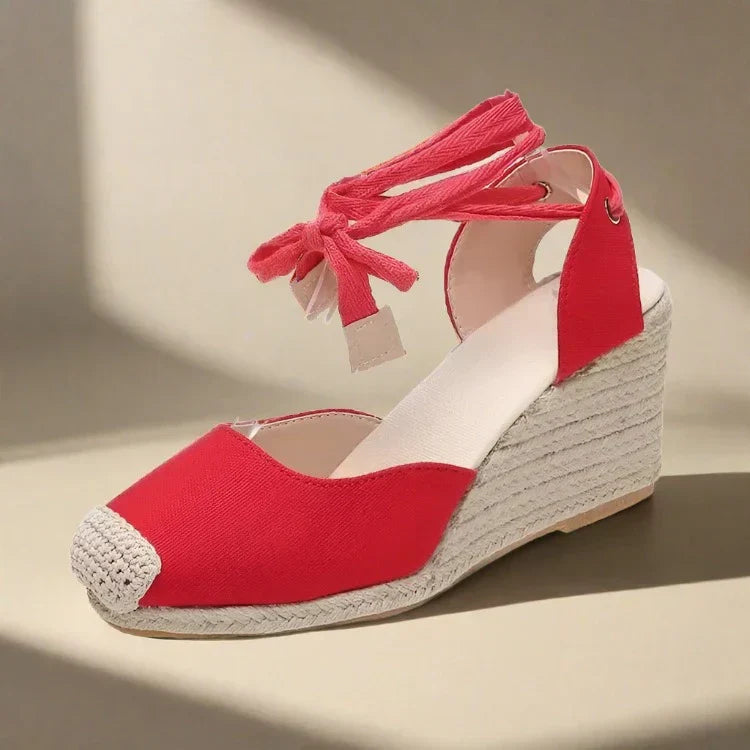 Levoire | Tendances, Confortables Sandales À Talons Compensés Boho Pour Femmes Avec Lanières