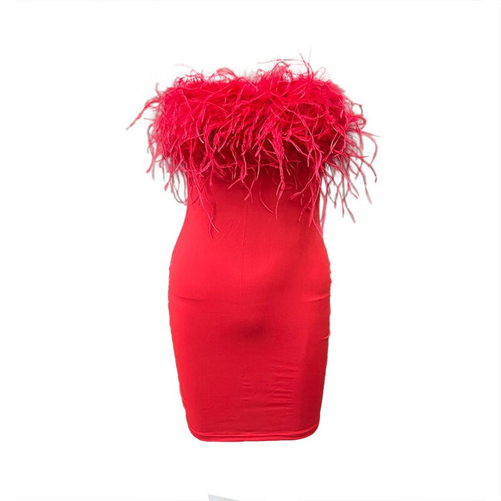 Levoire | Mini Robes En Struttsilkpotki Rot