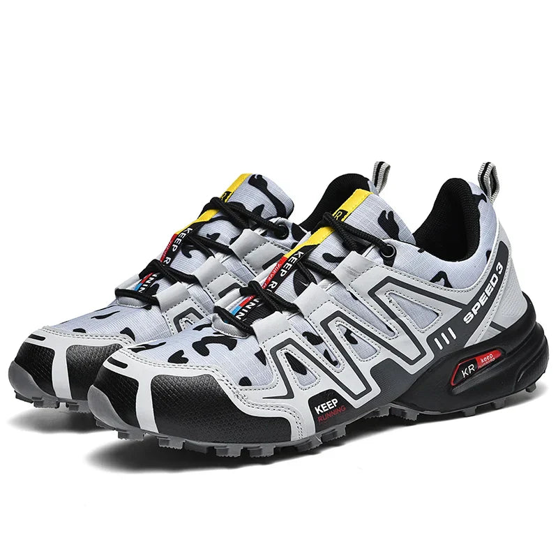 Levoire | Chaussures De Trail Sportives Et Respirantes Pour Hommes Gris