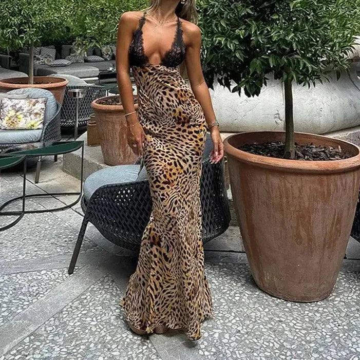 Levoire | Robe De Plage Avec Motif Panthère