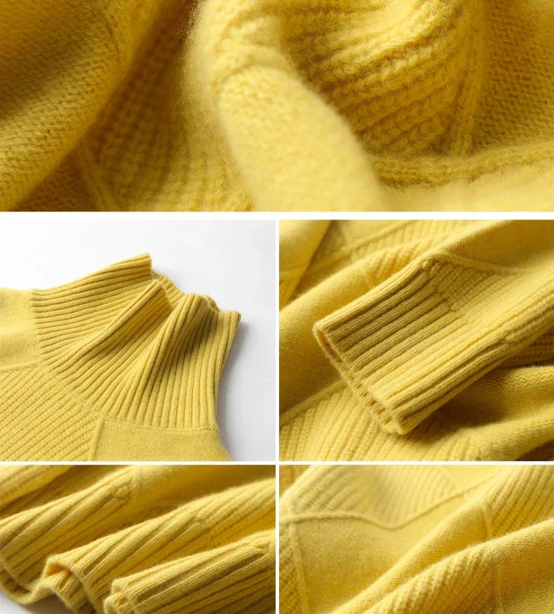 Levoire | Pull À Col Roulé Business Élégant