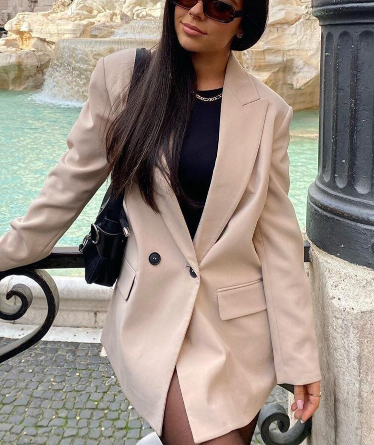 Levoire | Blazer Raffiné & Intemporel Beige