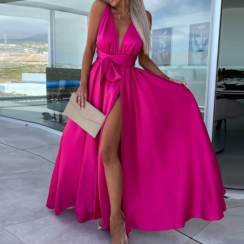 Levoire | Robe De Soirée Robe D'Été Envoûtante Rose